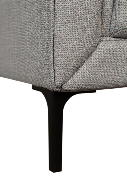 Lounge Sofa Troia Dreisitzer Light Grey Grau